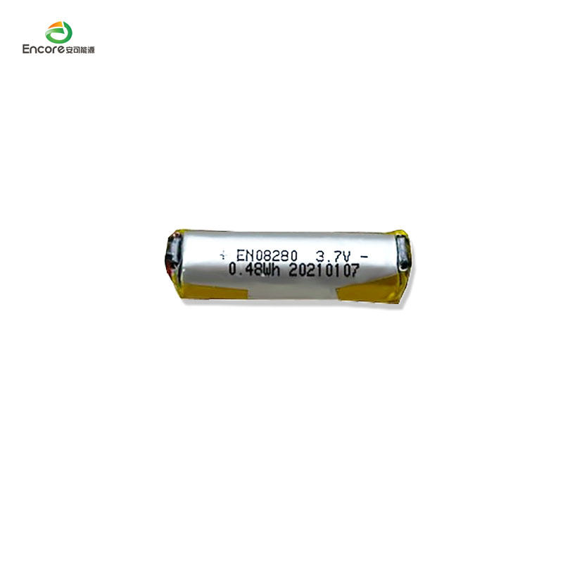 08280 120mAh แบตเตอรี่ lipo ทรงกระบอก