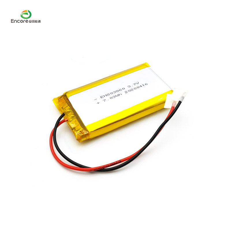 แบตเตอรี่ลิเธียมโพลิเมอร์ 3.7v 2000mah