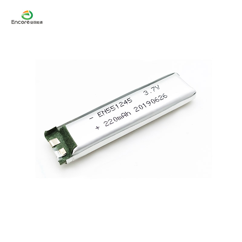 แบตเตอรี่ลิเธียมโพลิเมอร์ 3.7v 220mah