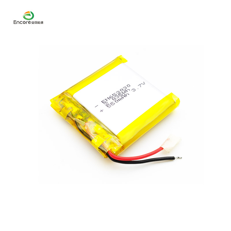 แบตเตอรี่ลิเธียมโพลิเมอร์ 3.7v 500mah