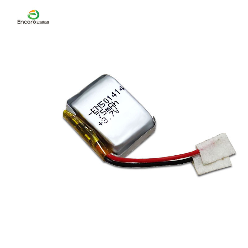 แบตเตอรี่ 75mAh Li Polymer 501419