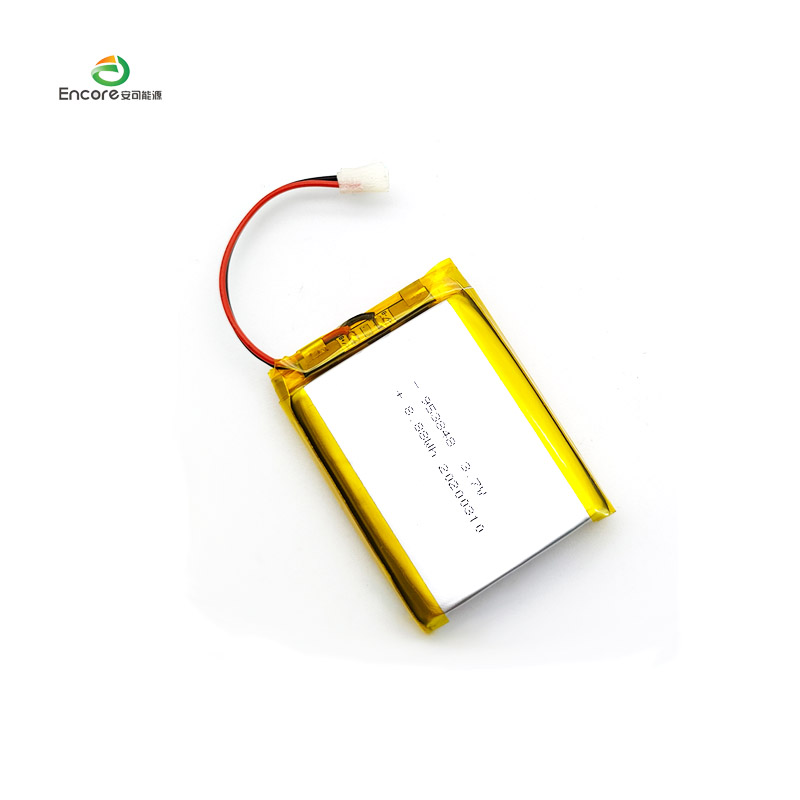 953848 2400mAh 3.7v เซลล์ lipo แบบชาร์จไฟได้